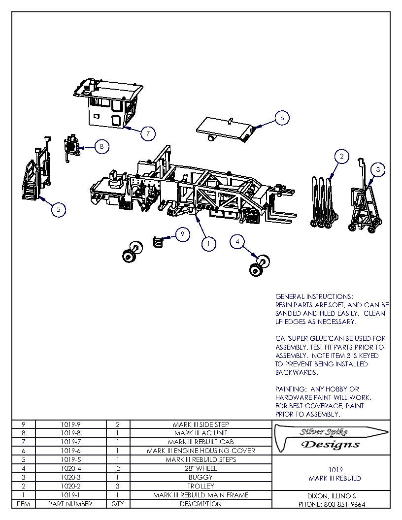 HO Mark III Tamper Kit, Rebuilt Version