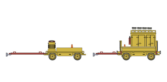 War wagon and gang storage cart set