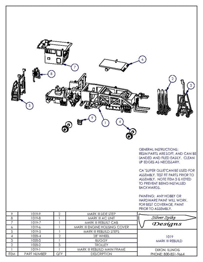 HO Mark III Tamper Kit, Rebuilt Version