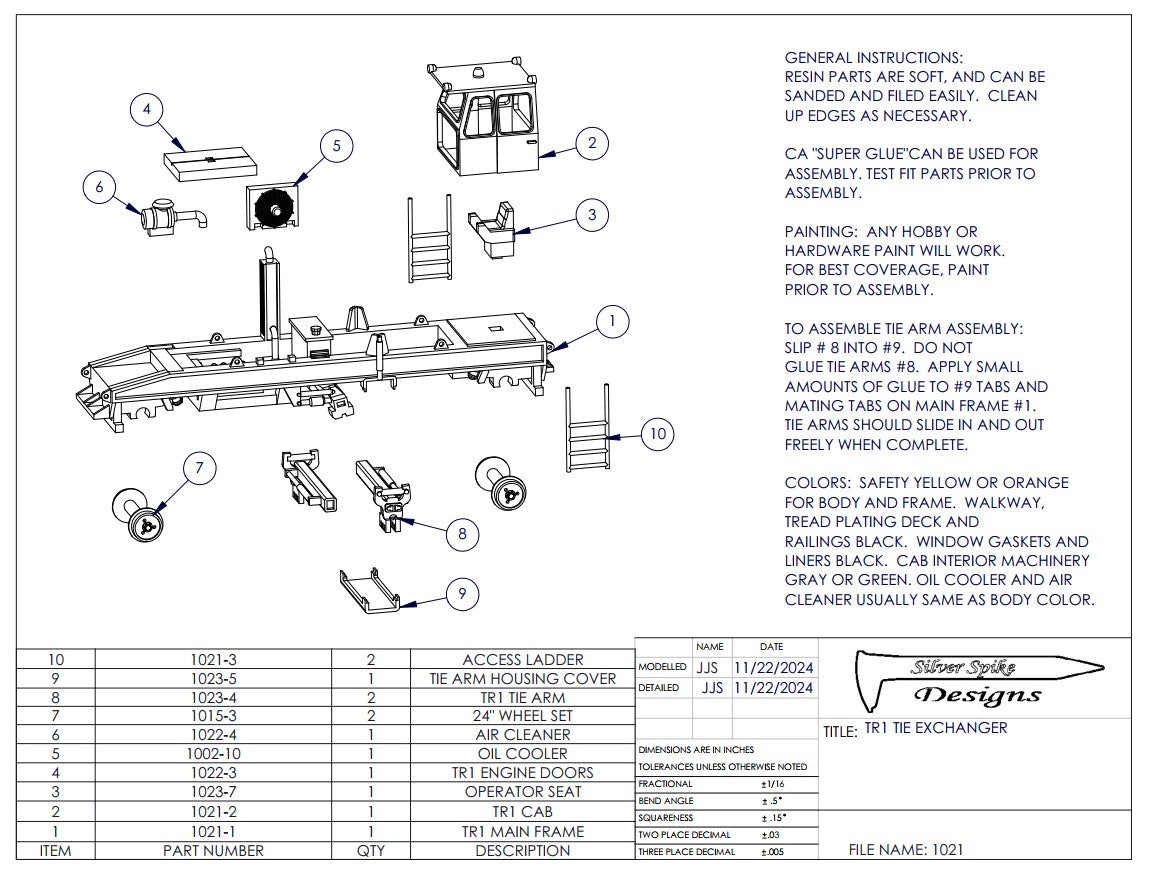 TR1 Tie Exchanger