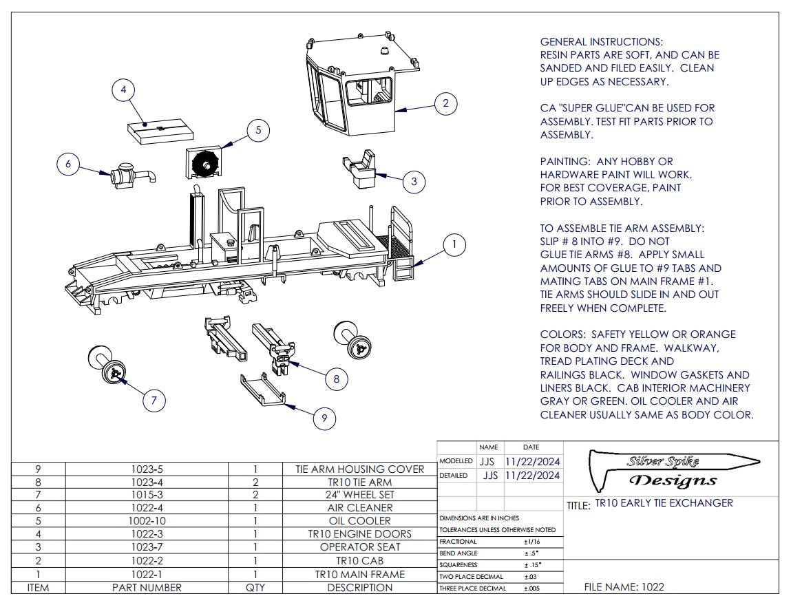 TR10 Tie Exchanger Early Version