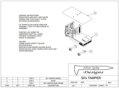 HO 1950s Electromatic Tamper