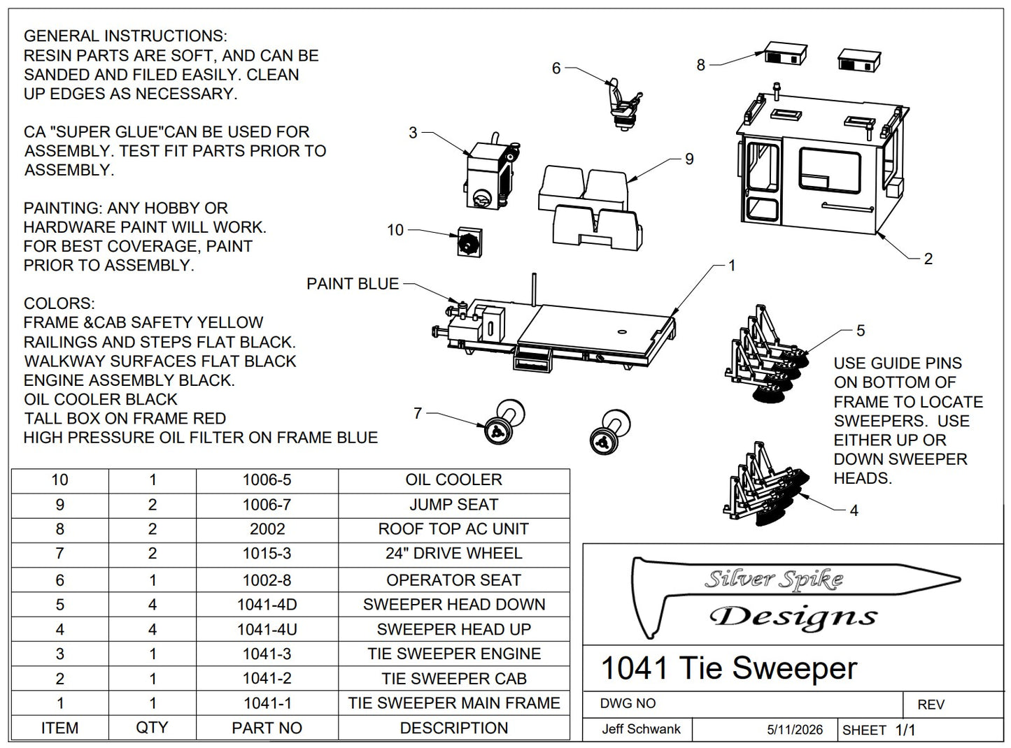 Tie Sweeper