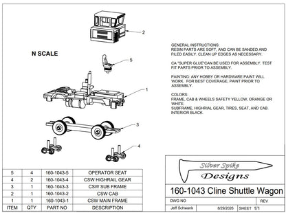Cline ShuttleWagon Rail Car Mover
