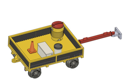 Mesh side flat carts (pair)
