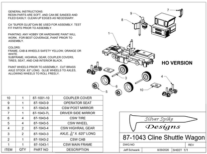 Cline ShuttleWagon Rail Car Mover