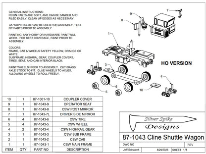 Cline ShuttleWagon Rail Car Mover