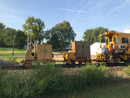 Light Tower and Tie Plate Cart Set
