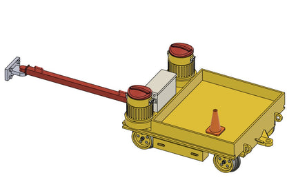 War wagon and gang storage cart set