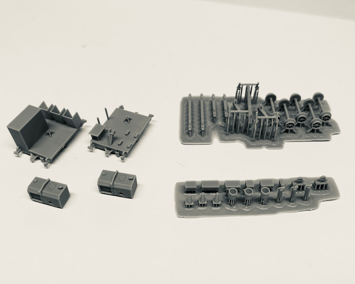 Light Tower and Tie Plate Cart Set