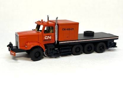 Phase I Hirail Boom Truck rail car mover both modes