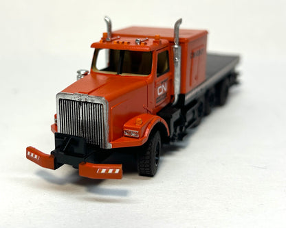 Phase I Hirail Boom Truck rail car mover both modes
