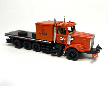 Phase I Hirail Boom Truck rail car mover both modes