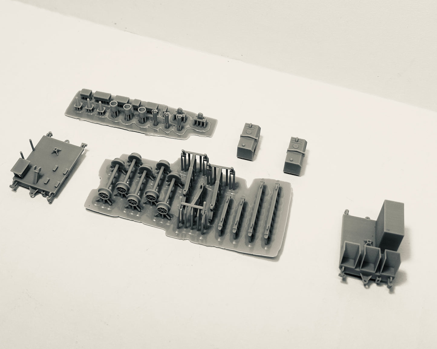 Light Tower and Tie Plate Cart Set