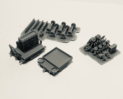 War wagon and gang storage cart set
