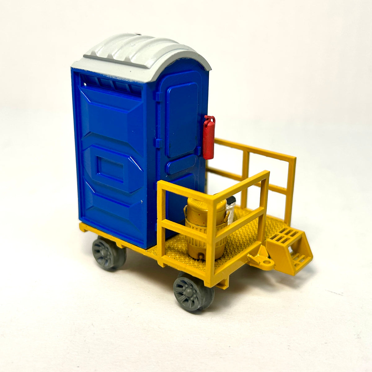 Completed Model - O Scale port-a-potty cart