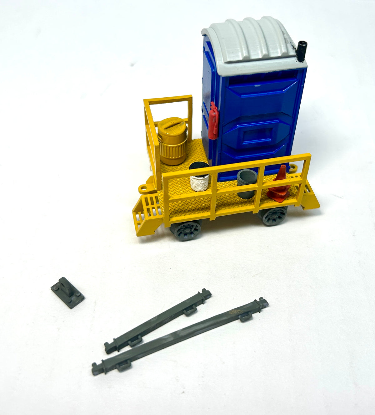 Completed Model - O Scale port-a-potty cart