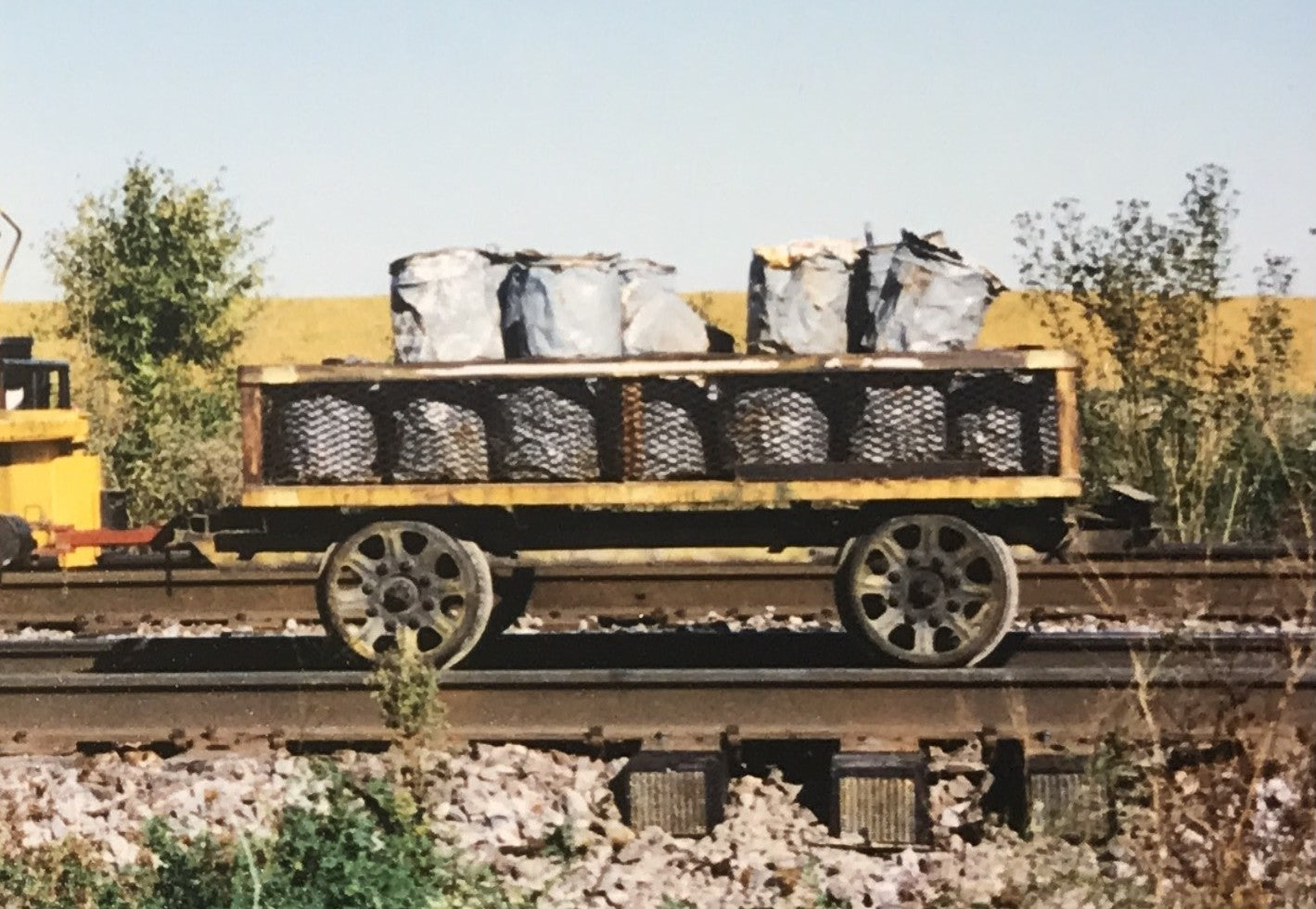 Mesh side flat carts (pair)