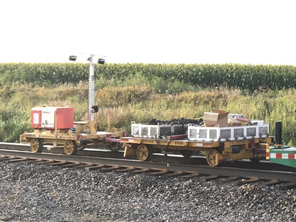 Light Tower and Tie Plate Cart Set
