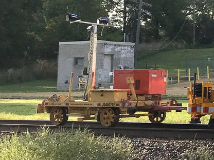 Light Tower and Tie Plate Cart Set