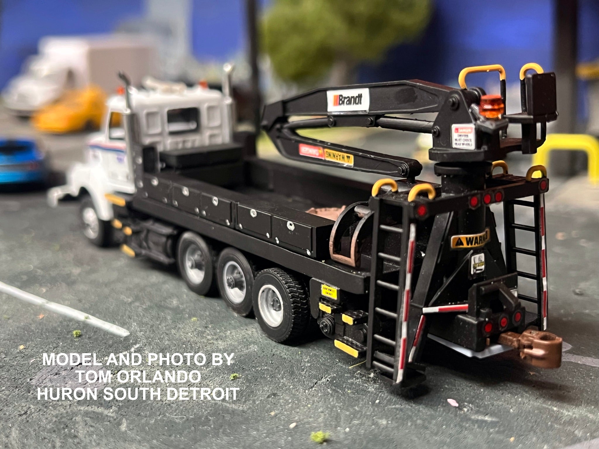 Hirail Boom Truck rail car mover ROAD MODE – Silver Spike Designs