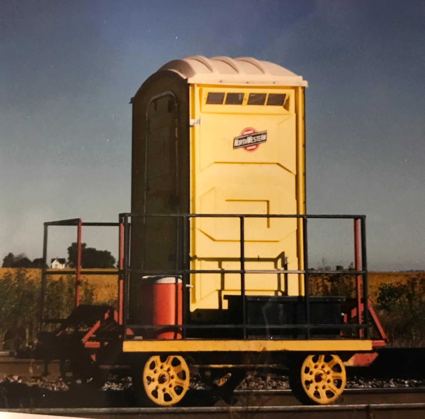 Toilet wagons porta-potty carts (pair)