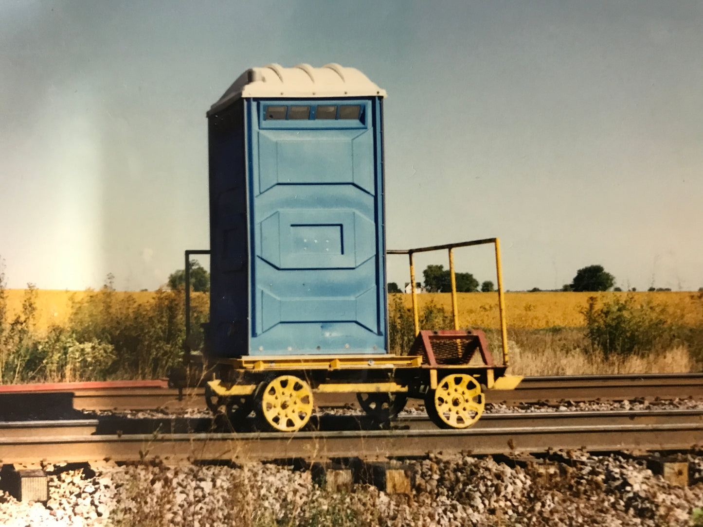 Toilet wagons porta-potty carts (pair)