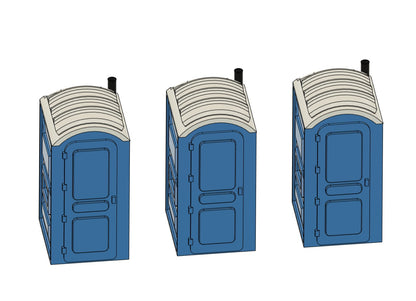 Porta-Potties 3 Pack