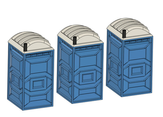 Porta-Potties 3 Pack