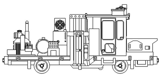 HO Spike Driver, CSX Type Cab